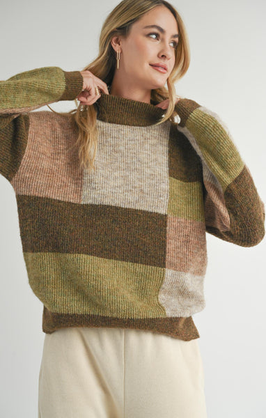 Sadie & Sage Forrest Walk Turtleneck Sweater