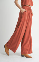 Sadie & Sage Sugarloaf Wide Leg Linen Pants