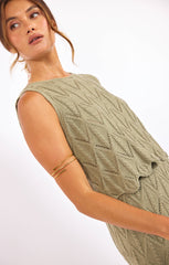 Sage The Label Succulent Sweater Tank