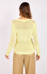 Sage The Lable Nectar Open Stich Sweater