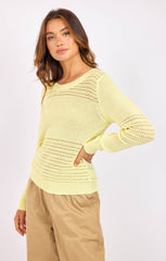 Sage The Lable Nectar Open Stich Sweater