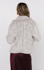 Sage The Label Pretty Fab Oversize Faux Fur Coat