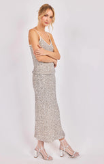 Sadie & Sage Luster Sequin Maxi Skirt
