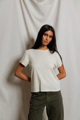 Perfectwhitetee Vivian Hemp Cotton Crew Tee
