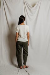 Perfectwhitetee Vivian Hemp Cotton Crew Tee