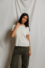 Perfectwhitetee Vivian Hemp Cotton Crew Tee