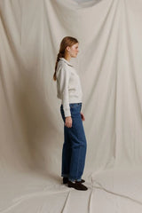 Perfectwhitetee Zia Waffle Knit Pullover