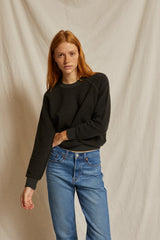 Perfectwhitetee Ziggy Reverse Fleece L/S Crew Neck Sweatshirt
