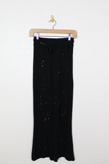 Red Haute Wide Leg Side Insert Pant
