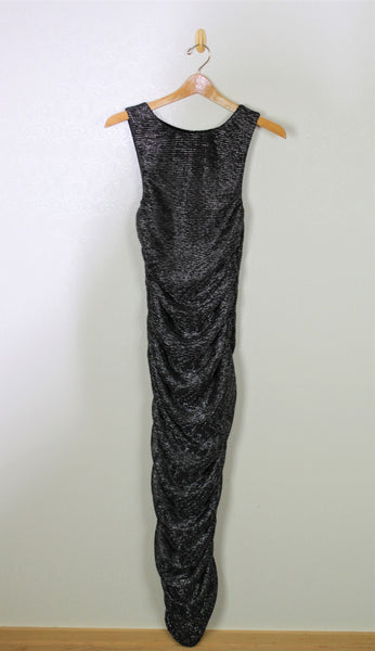 Line & Dot Olivia Pleated Mesh Dress