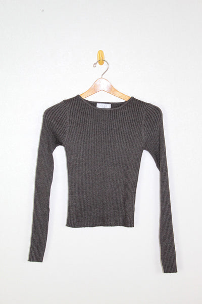 Sage Feel Away Cut Out Back Sweater