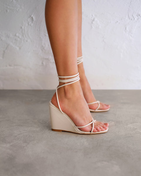 Billini Otis Lace Up wedge